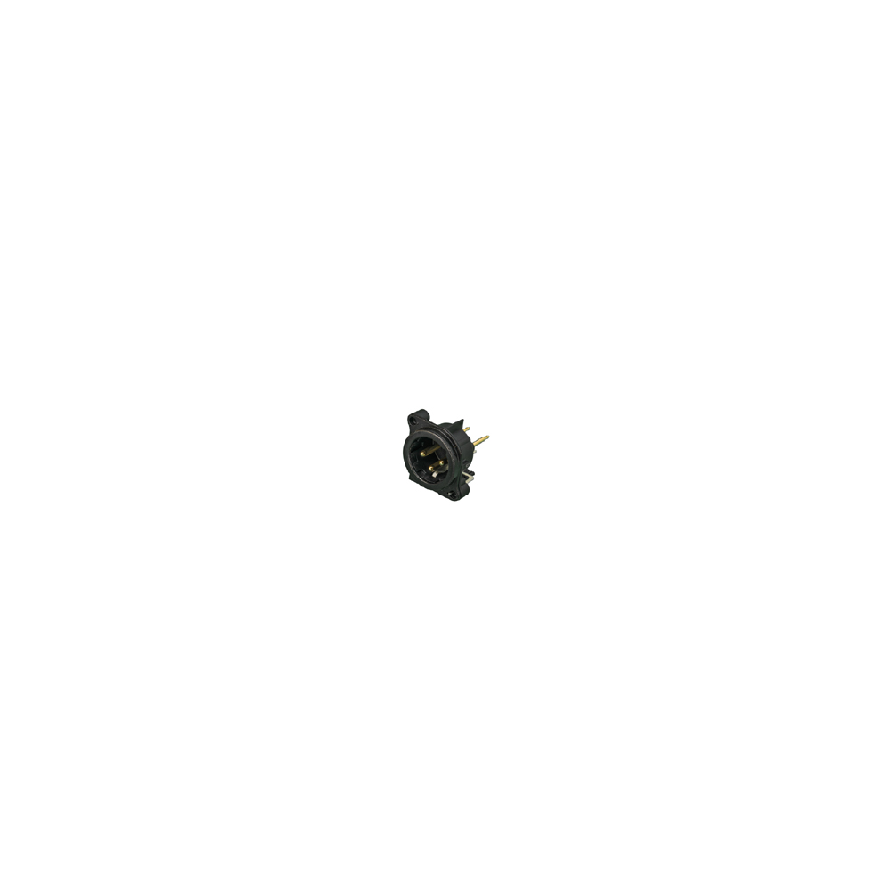 XLR-Einbau-Stecker / Metallrahmen / (B-Typ), Neutrik